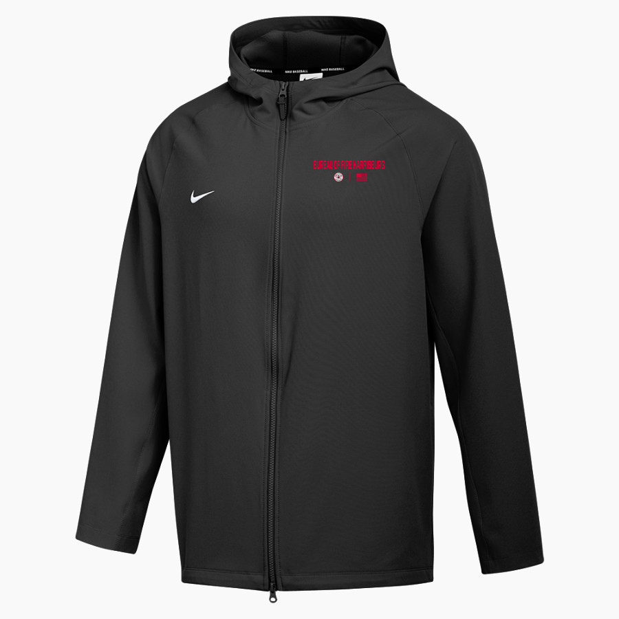 Bureau Of Fire Harrisburg Department <span class="pdp-name-mascot">Bureau Of Fire Harrisburg Department</span> Nike Men's Long-Sleeve Full-Zip Pregame Hoodie