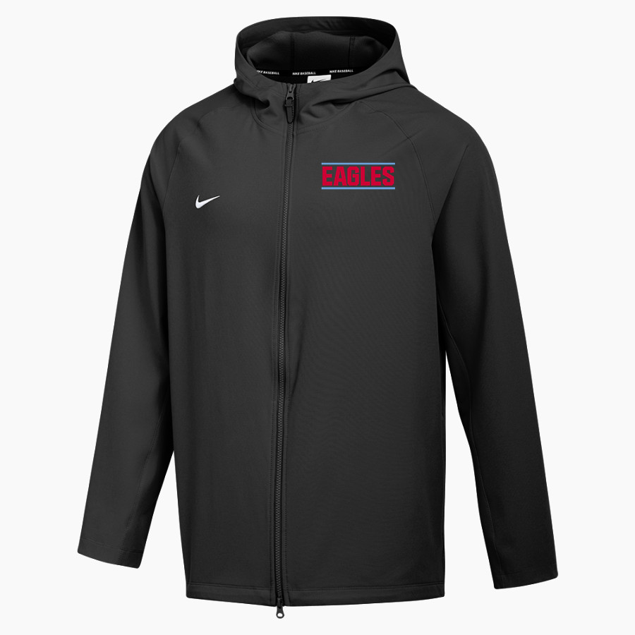 JAC-CEN-DEL HIGH SCHOOL EAGLES <span class="pdp-name-mascot">JAC - CEN-DEL EAGLES</span> Nike Men's Long-Sleeve Full-Zip Pregame Hoodie
