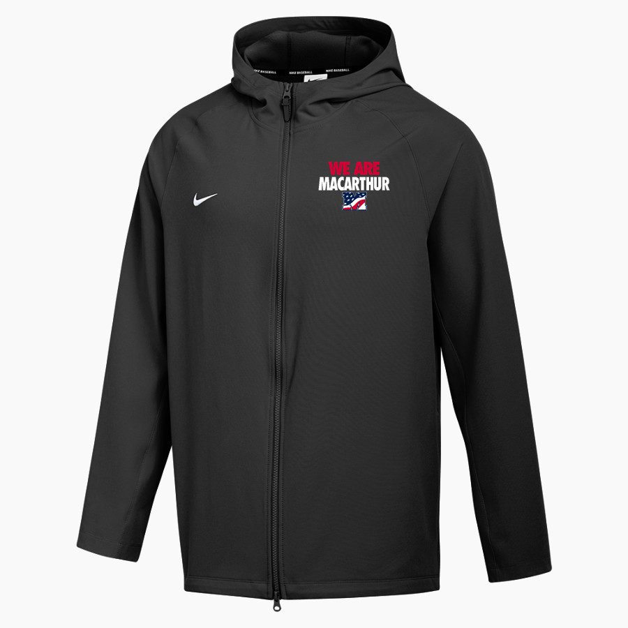 MacArthur Generals <span class="pdp-name-mascot">MACARTHUR HIGH SCHOOL Generals</span> Nike Men's Long-Sleeve Full-Zip Pregame Hoodie