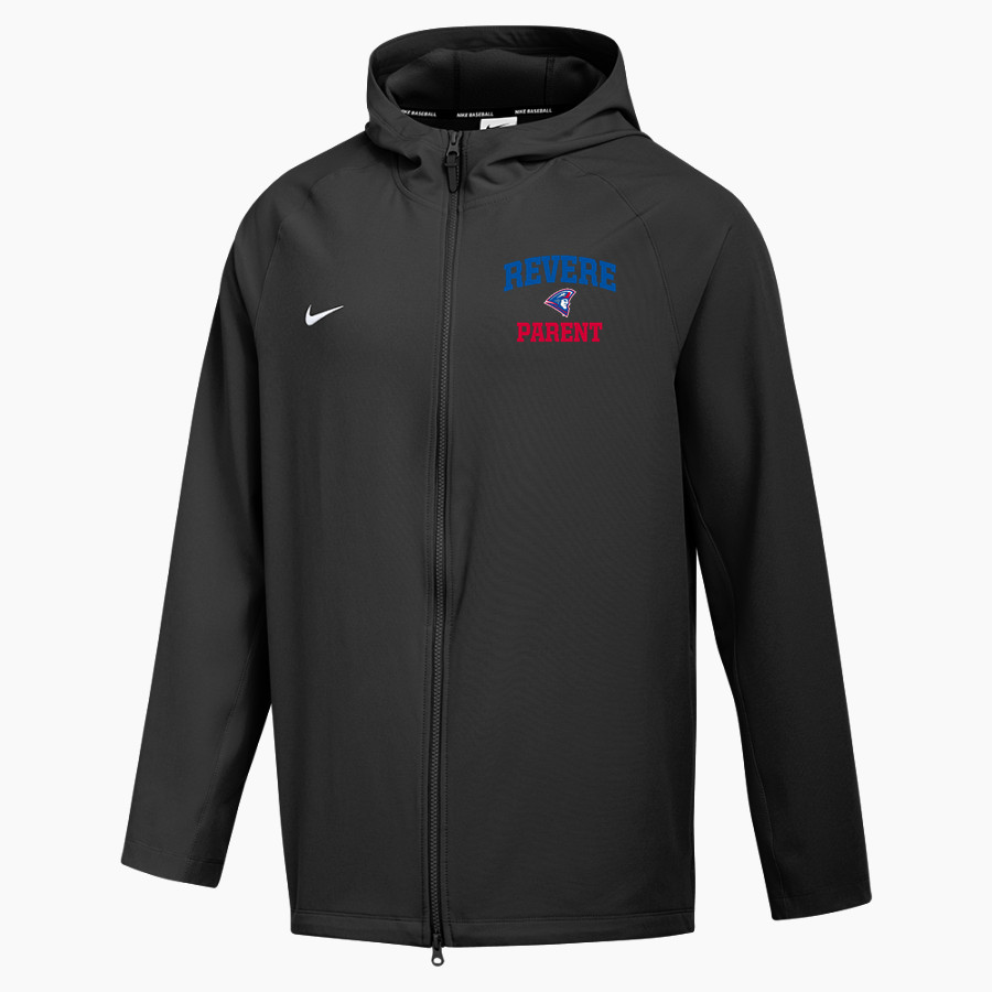 REVERE MINUTEMEN ONLINE STORE <span class="pdp-name-mascot">Revere Minutemen</span> Nike Men's Long-Sleeve Full-Zip Pregame Hoodie