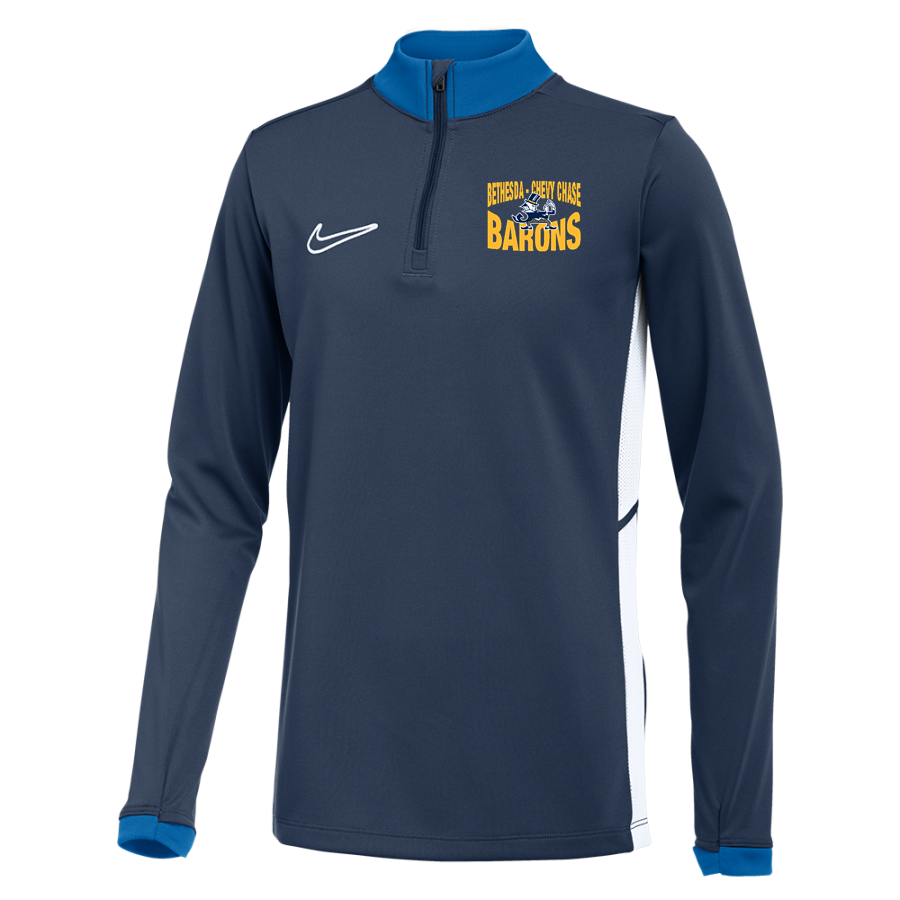 BETHESDA-CHEVY CHASE HIGH SCHOOL BARONS <span class="pdp-name-mascot">BETHESDA - CHEVY CHASE BARONS</span> Nike Youth Dri-FIT Academy 25 Drill Top