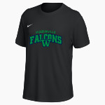 WOODINVILLE HIGH SCHOOL FALCONS Nike Women's One Relaxed Short Sleeve Top Front Thumbnail
