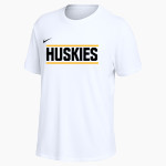 HIGHLAND HIGH SCHOOL HUSKIES Nike Women's One Relaxed Short Sleeve Top Front Thumbnail