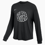 Grant County Braves The Official Online Store <span class="pdp-name-mascot">Grant County Braves</span> Nike Women's One Relaxed Long Sleeve Top Front Thumbnail