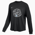 Junction City Blue Jays Nike Women's One Relaxed Long Sleeve Top Front Thumbnail