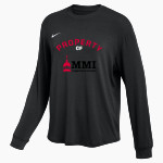MMI PREPARATORY SCHOOL PREPPERS <span class="pdp-name-mascot">MMI PREPARATORY PREPPERS</span> Nike Women's One Relaxed Long Sleeve Top Front Thumbnail