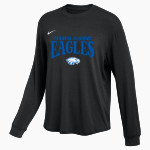 TERRELL ACADEMY EAGLES <span class="pdp-name-mascot">TERRELL ACADEMY EAGLES</span> Nike Women's One Relaxed Long Sleeve Top Front Thumbnail