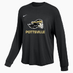 POTTSVILLE HIGH SCHOOL APACHES <span class="pdp-name-mascot">POTTSVILLE APACHES</span> Nike Women's One Relaxed Long Sleeve Top Front Thumbnail