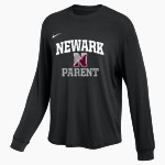 NEWARK HIGH SCHOOL REDS Nike Women's One Relaxed Long Sleeve Top Front Thumbnail