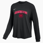 Channahon Jr High Indians <span class="pdp-name-mascot">Channahon Jr High Indians</span> Nike Women's One Relaxed Long Sleeve Top Front Thumbnail
