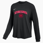 Extreme Baseball Extreme Baseball <span class="pdp-name-mascot">Extreme Baseball</span> Nike Women's One Relaxed Long Sleeve Top Front Thumbnail