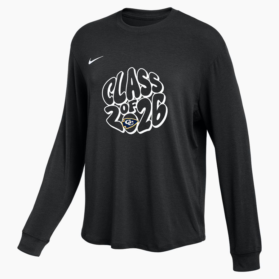 Grant County Braves The Official Online Store <span class="pdp-name-mascot">Grant County Braves</span> Nike Women's One Relaxed Long Sleeve Top