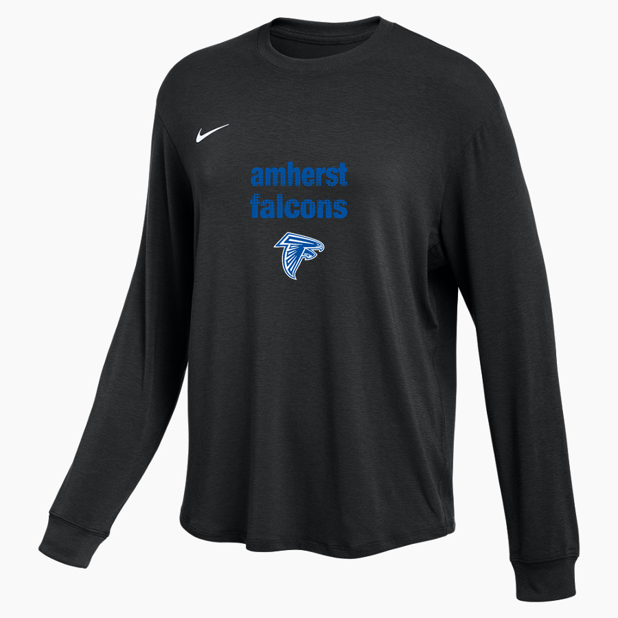 AMHERST HIGH SCHOOL FALCONS <span class="pdp-name-mascot">AMHERST FALCONS</span> Nike Women's One Relaxed Long Sleeve Top