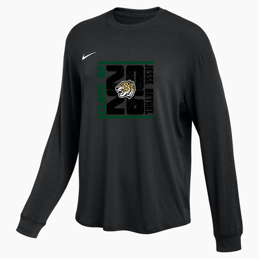 JESSE BETHEL HIGH SCHOOL JAGUARS <span class="pdp-name-mascot">JESSE BETHEL JAGUARS</span> Nike Women's One Relaxed Long Sleeve Top