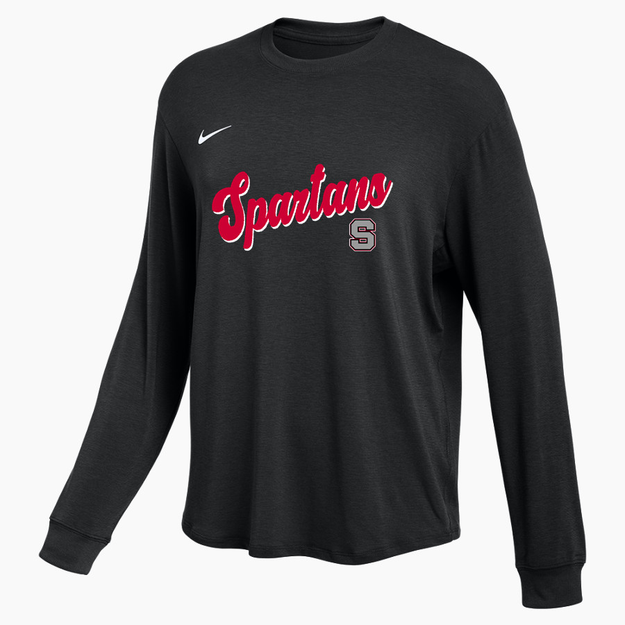 SPRINGFIELD SPARTANS The Online Store Nike Women's One Relaxed Long Sleeve Top
