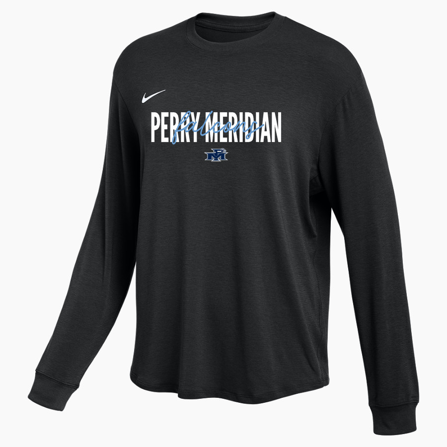 Perry Meridian Falcons Nike Women's One Relaxed Long Sleeve Top