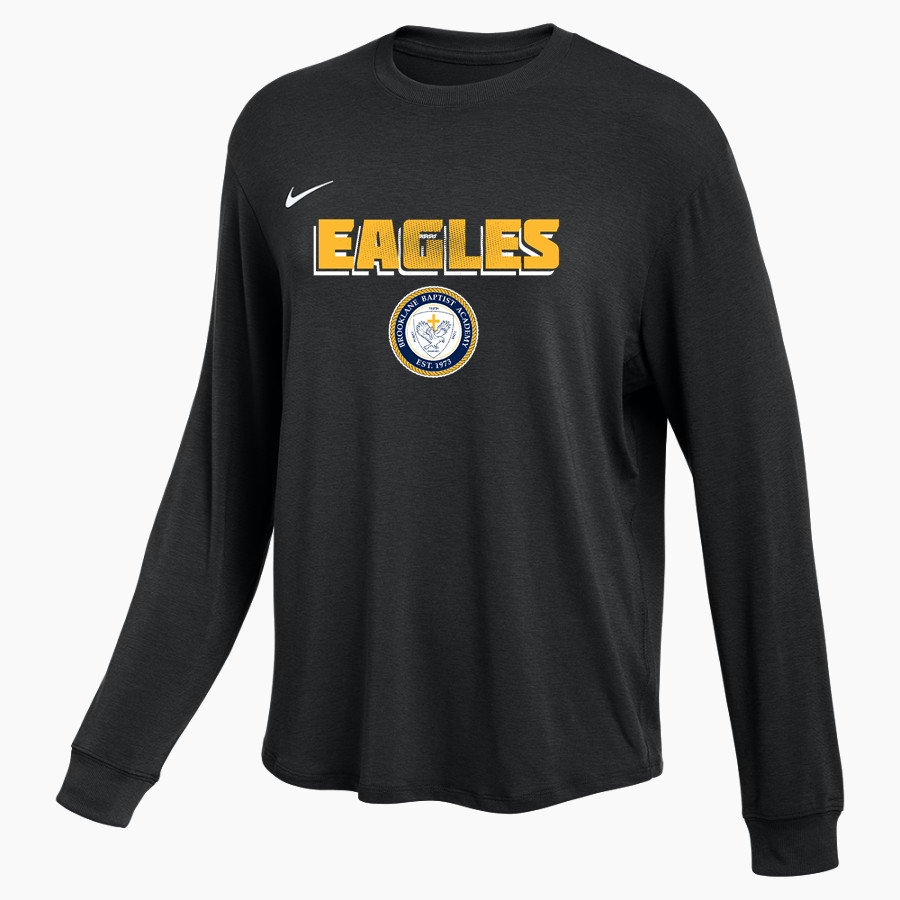 Brooklane Baptist Eagles Nike Women's One Relaxed Long Sleeve Top