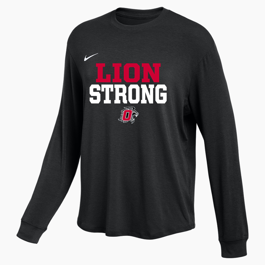 OASIS CHRISTIAN ACADEMY Lions <span class="pdp-name-mascot">Oasis Lions</span> Nike Women's One Relaxed Long Sleeve Top