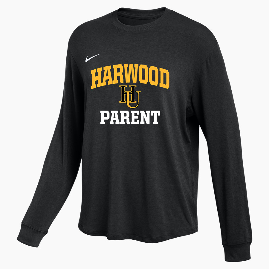 HARWOOD UNION HIGH SCHOOL HIGHLANDERS <span class="pdp-name-mascot">HARWOOD HIGHLANDERS</span> Nike Women's One Relaxed Long Sleeve Top