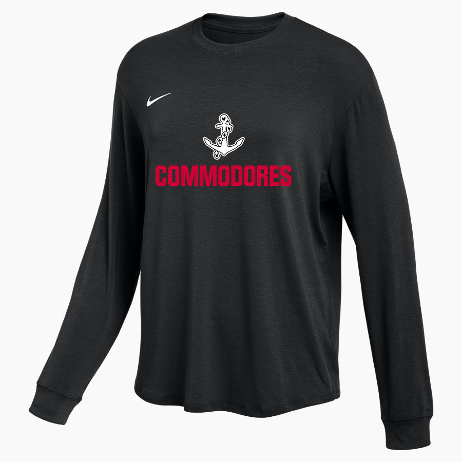 ABRAMSON SCI-ACADEMY COMMODORES <span class="pdp-name-mascot">ABRAMSON SCI - ACADEMY COMMODORES</span> Nike Women's One Relaxed Long Sleeve Top