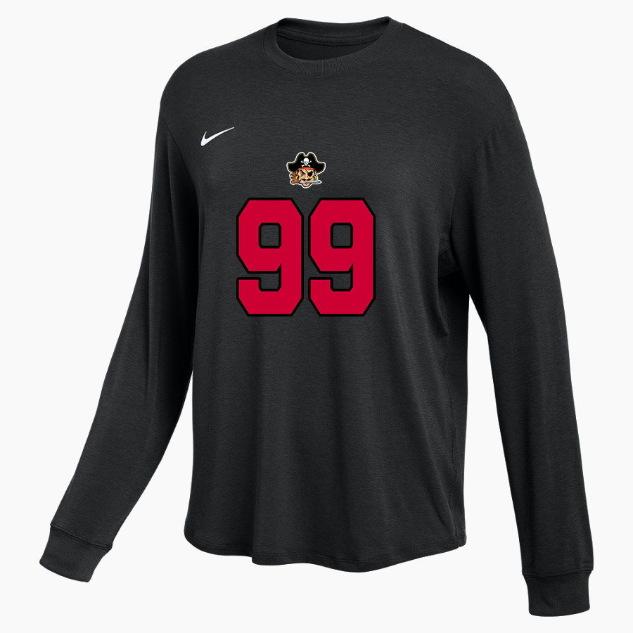 PECK COMMUNITY Pirates Nike Women's One Relaxed Long Sleeve Top