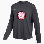 Illinois Athletic Director Association <span class="pdp-name-mascot">Illinois Athletic Director Association</span> Nike Women's One Relaxed Long Sleeve Top Front Thumbnail