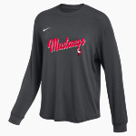FRONTIER HIGH SCHOOL MUSTANGS <span class="pdp-name-mascot">FRONTIER MUSTANGS</span> Nike Women's One Relaxed Long Sleeve Top Front Thumbnail