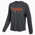 ABSAROKEE HIGH SCHOOL HUSKIES <span class="pdp-name-mascot">ABSAROKEE HUSKIES</span> Nike Women's One Relaxed Long Sleeve Top Front Thumbnail