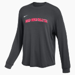 JUNEAU-DOUGLAS HIGH SCHOOL CRIMSON BEARS <span class="pdp-name-mascot">JUNEAU - DOUGLAS CRIMSON BEARS</span> Nike Women's One Relaxed Long Sleeve Top Front Thumbnail