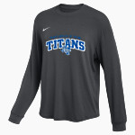 TRINITY SCHOOL OF TEXAS TITANS Nike Women's One Relaxed Long Sleeve Top Front Thumbnail