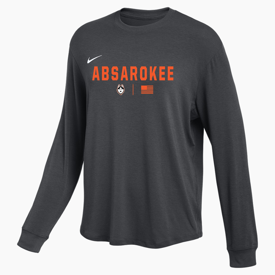 ABSAROKEE HIGH SCHOOL HUSKIES <span class="pdp-name-mascot">ABSAROKEE HUSKIES</span> Nike Women's One Relaxed Long Sleeve Top