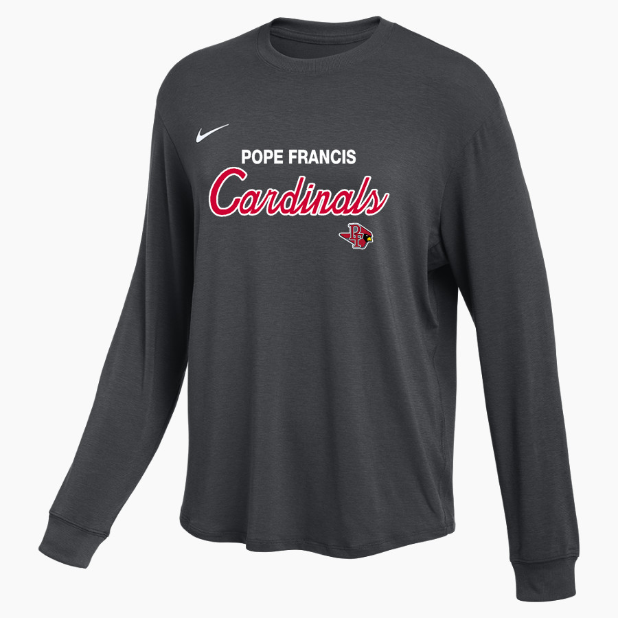 Pope Francis Cardinals Nike Women's One Relaxed Long Sleeve Top