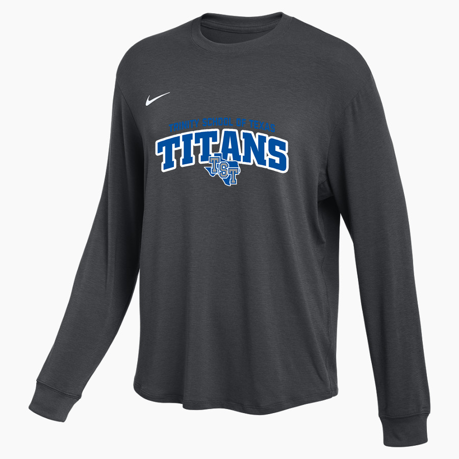 TRINITY SCHOOL OF TEXAS TITANS Nike Women's One Relaxed Long Sleeve Top
