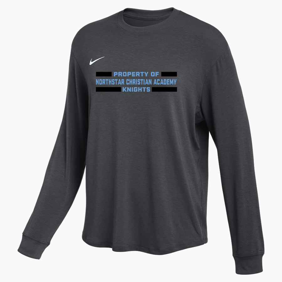 Northstar Christian Knights <span class="pdp-name-mascot">Northstar Christian Academy Knights</span> Nike Women's One Relaxed Long Sleeve Top