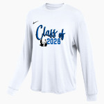 Porter Pandas official sideline store <span class="pdp-name-mascot">Porter Elementary School Pandas</span> Nike Women's One Relaxed Long Sleeve Top Front Thumbnail