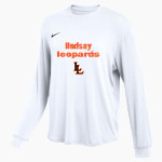 LINDSAY SCHOOL DISTRICT 9 LEOPARDS <span class="pdp-name-mascot">LINDSAY LEOPARDS</span> Nike Women's One Relaxed Long Sleeve Top Front Thumbnail