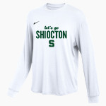 SHIOCTON HIGH SCHOOL CHIEFS <span class="pdp-name-mascot">SHIOCTON CHIEFS</span> Nike Women's One Relaxed Long Sleeve Top Front Thumbnail
