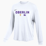 OBERLIN HIGH SCHOOL FIGHTING TIGERS <span class="pdp-name-mascot">OBERLIN FIGHTING TIGERS</span> Nike Women's One Relaxed Long Sleeve Top Front Thumbnail