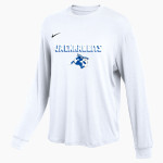 Kansas Jackrabbits Nike Women's One Relaxed Long Sleeve Top Front Thumbnail