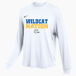 ROBERTO CLEMENTE HIGH SCHOOL WILDCATS <span class="pdp-name-mascot">ROBERTO CLEMENTE WILDCATS</span> Nike Women's One Relaxed Long Sleeve Top Front Thumbnail