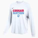 CROW HIGH SCHOOL Cougars Online Store Nike Women's One Relaxed Long Sleeve Top Front Thumbnail