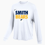 Smith Bears <span class="pdp-name-mascot">SMITH COLLEGE BEARS</span> Nike Women's One Relaxed Long Sleeve Top Front Thumbnail
