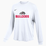 Boscobel Bulldogs Nike Women's One Relaxed Long Sleeve Top Front Thumbnail