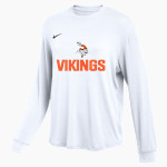LITTLEFORK-BIG FALLS HIGH SCHOOL VIKINGS <span class="pdp-name-mascot">LITTLEFORK - BIG FALLS VIKINGS</span> Nike Women's One Relaxed Long Sleeve Top Front Thumbnail