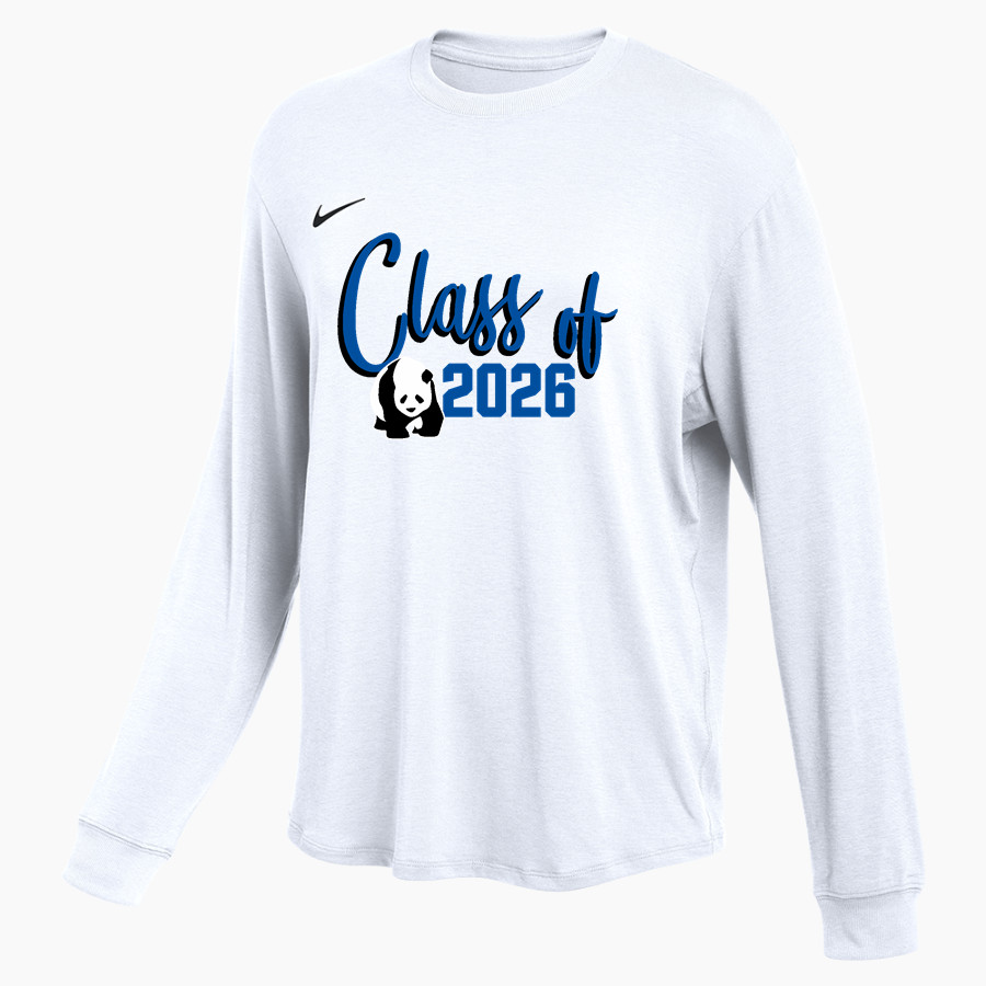 Porter Pandas official sideline store <span class="pdp-name-mascot">Porter Elementary School Pandas</span> Nike Women's One Relaxed Long Sleeve Top