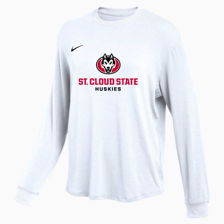 St. Cloud State University The Official Online Store <span class="pdp-name-mascot">St. Cloud State Huskies</span> Nike Women's One Relaxed Long Sleeve Top