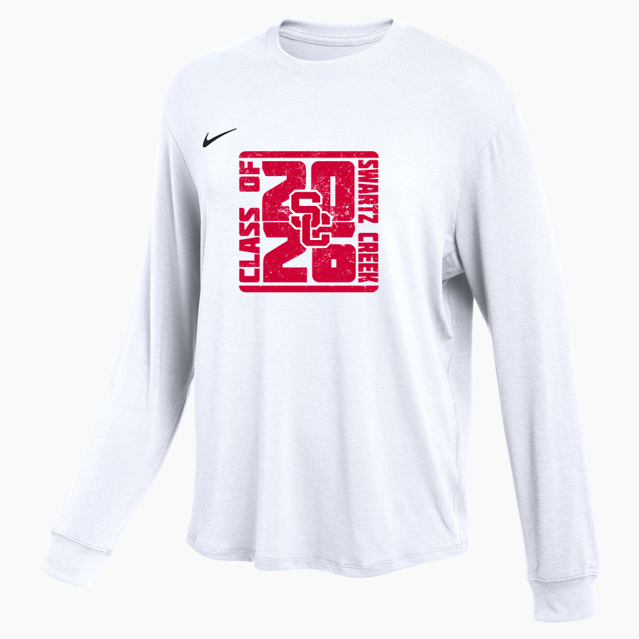 SWARTZ CREEK HIGH SCHOOL DRAGONS Nike Women's One Relaxed Long Sleeve Top