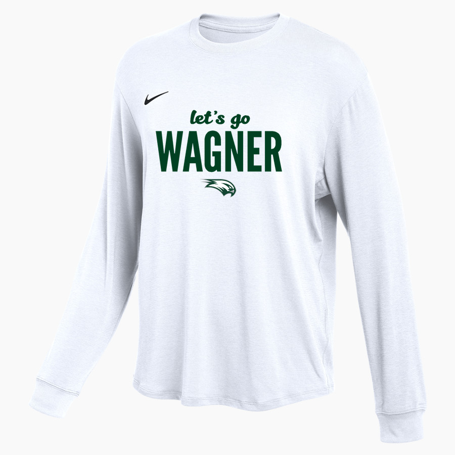 Wagner Seahawks official sideline store <span class="pdp-name-mascot">Wagner Seahawks</span> Nike Women's One Relaxed Long Sleeve Top
