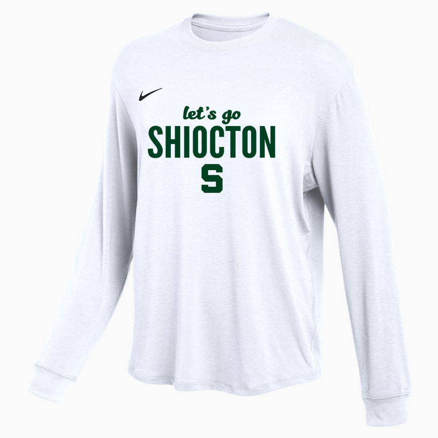 SHIOCTON HIGH SCHOOL CHIEFS <span class="pdp-name-mascot">SHIOCTON CHIEFS</span> Nike Women's One Relaxed Long Sleeve Top