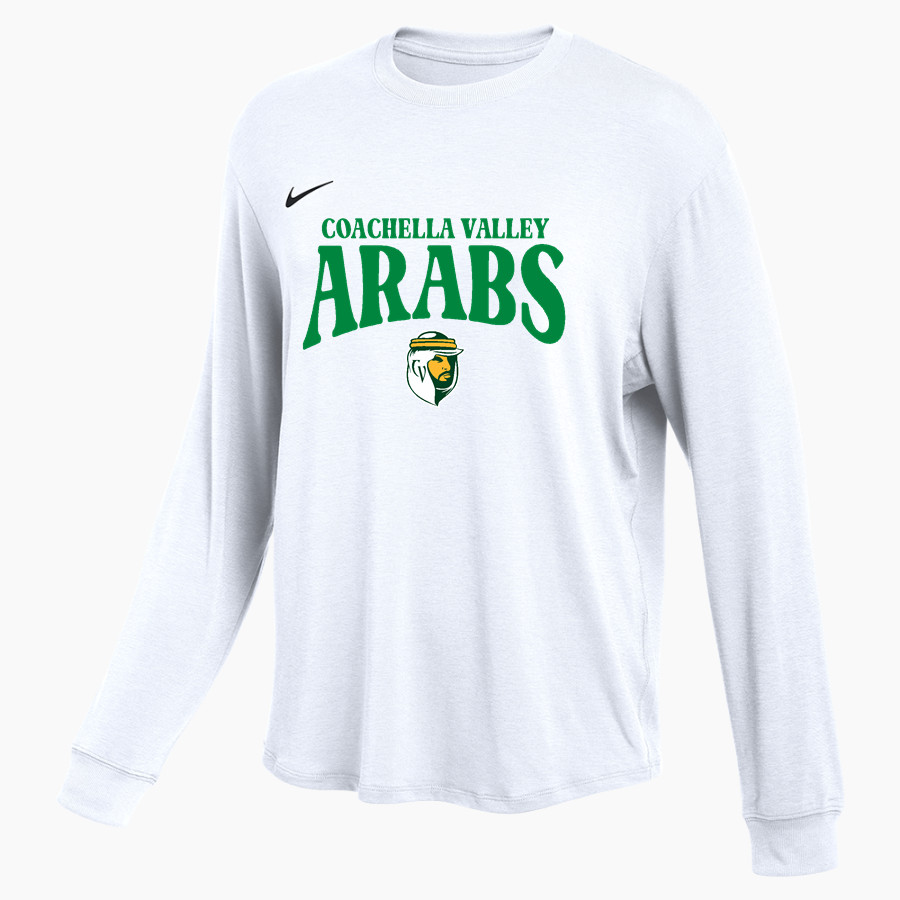COACHELLA VALLEY HIGH SCHOOL ARABS <span class="pdp-name-mascot">COACHELLA VALLEY ARABS</span> Nike Women's One Relaxed Long Sleeve Top